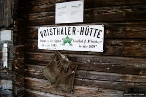 Schild Voitsthalerhütte